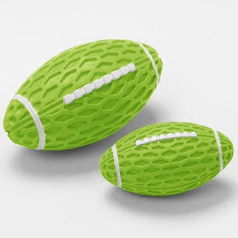 Squeaky Football Dog Toy